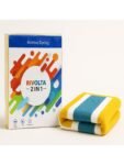 Rivolta yellow white towel