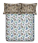 Bombay Dyeing Blumen 7894 B double bedsheet brown greay