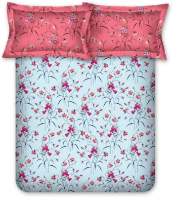 Bombay Dyeing Blumen Pink pillow cover double bedsheet