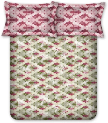 Bombay Dyeing Blumen Green double bedsheet