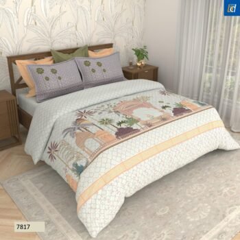 Bombay Dyeing Rani Ka Baug Luxury King Bedsheet Set — 400 TC Premium Cotton