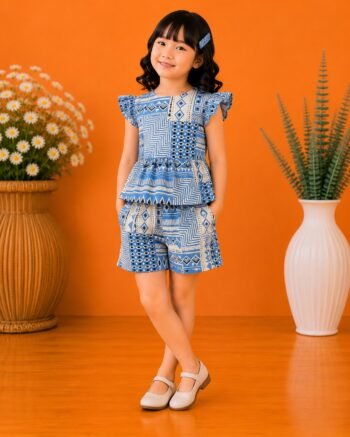 Kids 100% Cotton Cordset – Comfortable & Stylish Kids Wear Set