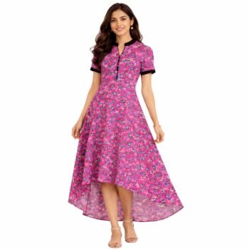 Women's Floral Printed Long Dress