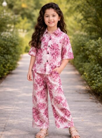 Kids 100% Cotton Cordset – Comfortable & Stylish Kids Wear Set