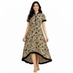 Women's Floral Printed Long Dress