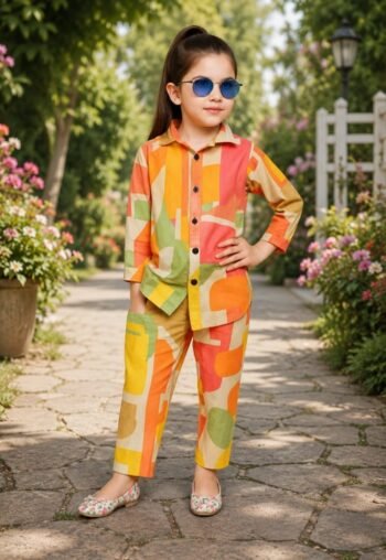 Kids 100% Cotton Cordset – Comfortable & Stylish Kids Wear Set
