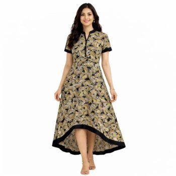 Women's Floral Printed Long Dress