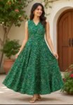 Stylish Women’s Floral Long Dress