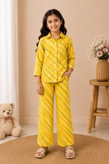 Kids 100% Cotton Cordset – Comfortable & Stylish Kids Wear Set