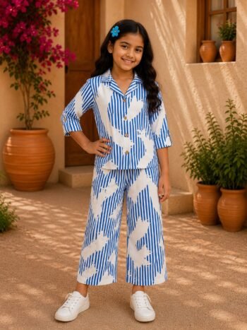 Kids 100% Cotton Cordset – Comfortable & Stylish Kids Wear Set