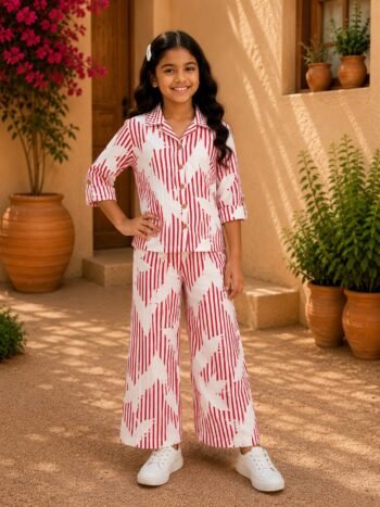 Kids 100% Cotton Cordset – Comfortable & Stylish Kids Wear Set
