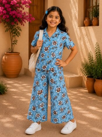 Kids 100% Cotton Cordset – Comfortable & Stylish Kids Wear Set