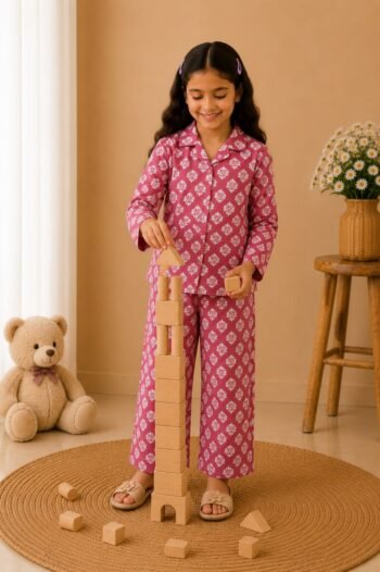 Kids 100% Cotton Cordset – Comfortable & Stylish Kids Wear Set