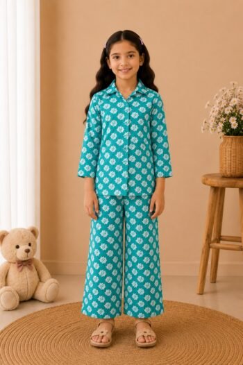 Kids 100% Cotton Cordset – Comfortable & Stylish Kids Wear Set