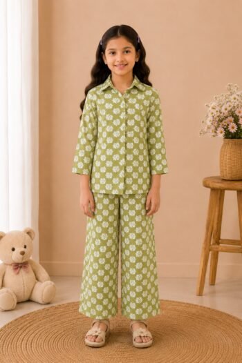 Kids 100% Cotton Cordset – Comfortable & Stylish Kids Wear Set