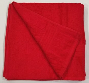 Bombay Dyeing Tulip 100% Cotton Bath Towel – Red – 75 × 150 cm