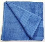 Bombay Dyeing Tulip 100% Cotton Bath Towel – Light Blue – 75 × 150 cm