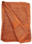 Bombay Dyeing Tulip 100% Cotton Bath Towel – Rust Brown – 75 × 150 cm