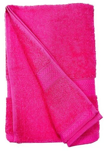 Bombay Dyeing Tulip 100% Cotton Bath Towel – Pink – 75 × 150 cm